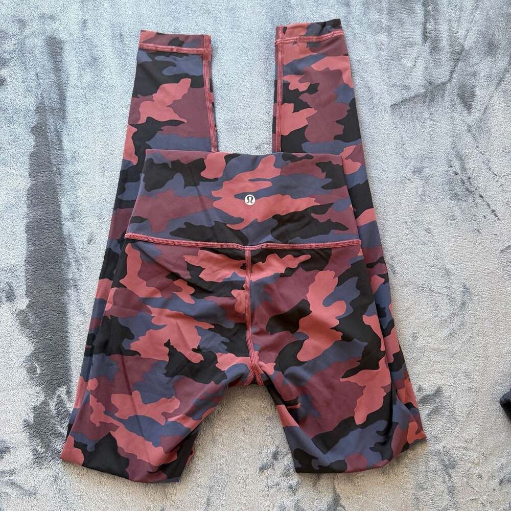 Lululemon Wunder Under High-Rise Tight 25" Nulux Heritage 365 Camo Multi Size 2